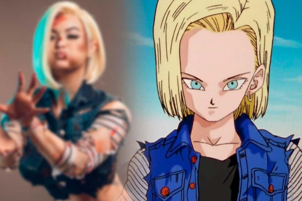 Dedo Gordo | Androide 18 al borde de la destrucción en un impactante  cosplay de Dragon Ball