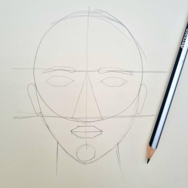 Guía paso a paso para dibujar un rostro desde cero