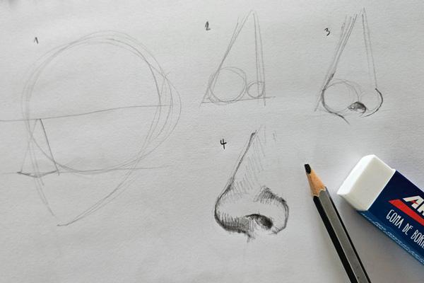 Tips de dibujos: mejora tus retratos con esta técnica para hacer una nariz