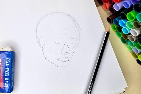 Tutorial nivel fácil: aprende a dibujar lentes en un rostro