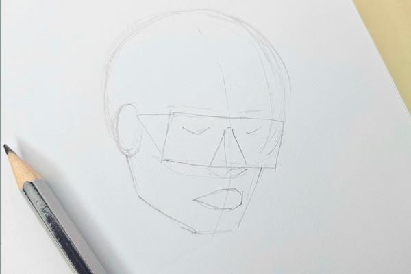 Tutorial nivel fácil: aprende a dibujar lentes en un rostro