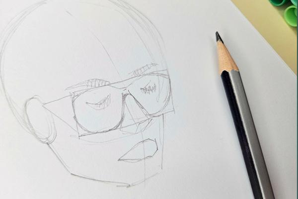 Tutorial nivel fácil: aprende a dibujar lentes en un rostro