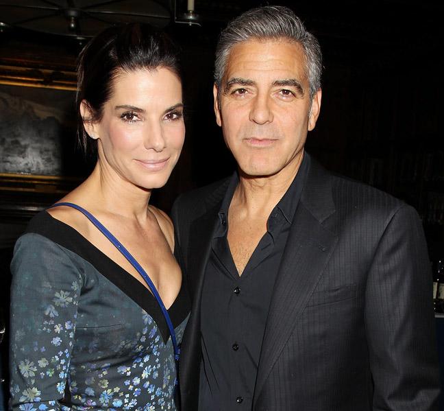 Sandra Bullock y George Clooney
