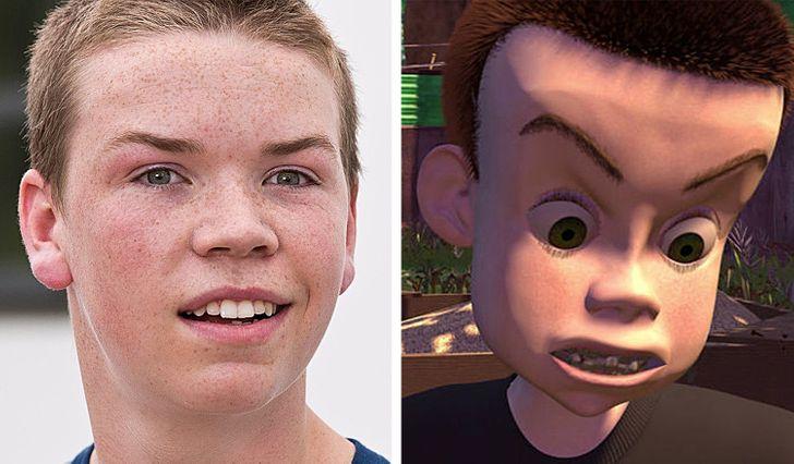 Will Poulter y Sid- 'Toy Story' (1995)