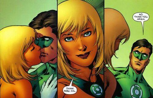 Arisia y Hal Jordan