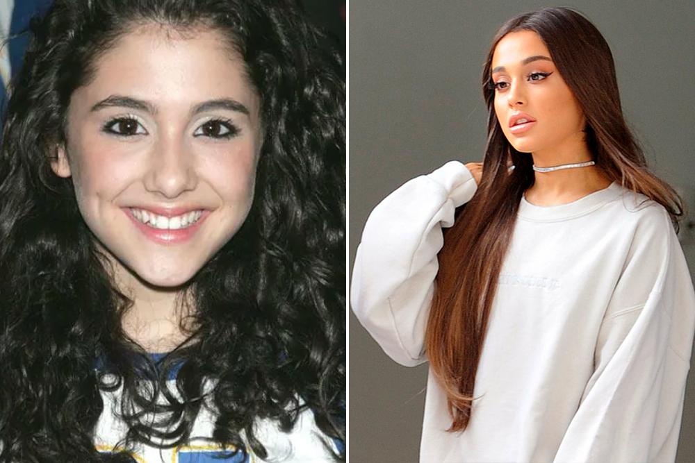 Ariana Grande cabello antes y despues