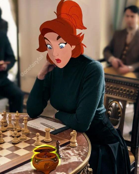 Anastasia en 'Gambito de Dama'