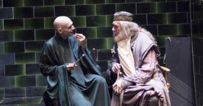Dumbledore y Voldemort