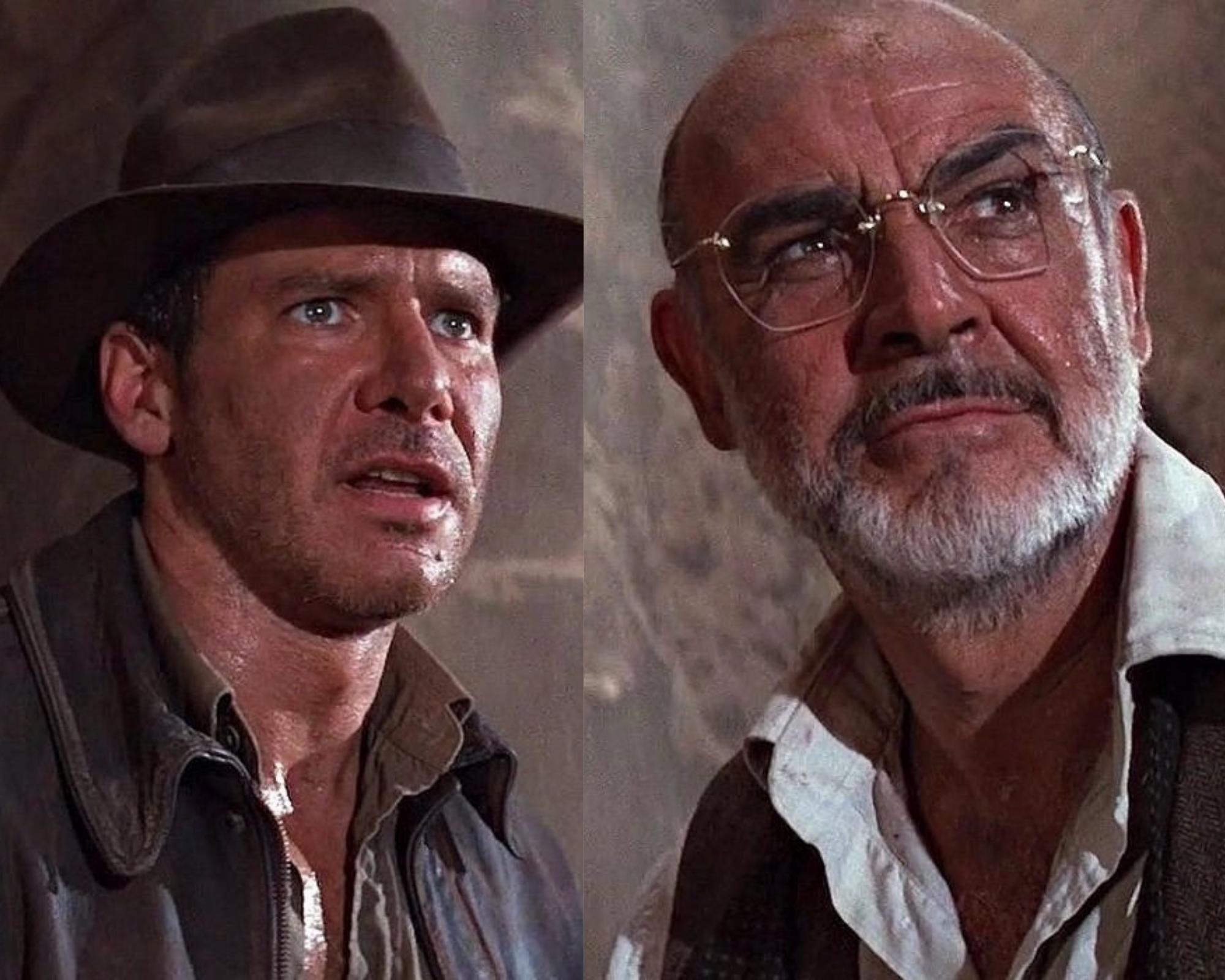 Sean Connery y Harrison Ford