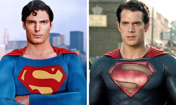 Superman - Christopher Reeve y Henry Cavill
