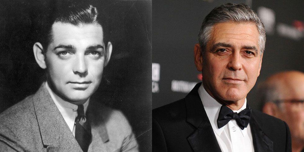 Clark Gable y George Clooney
