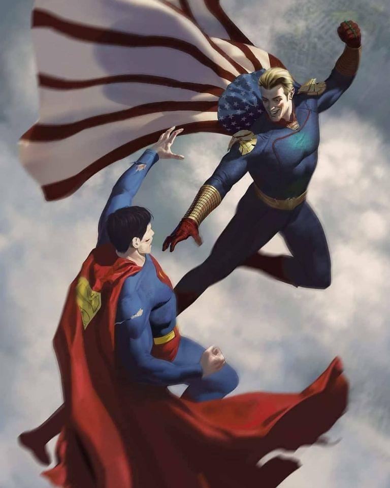 Homelander vs Superman