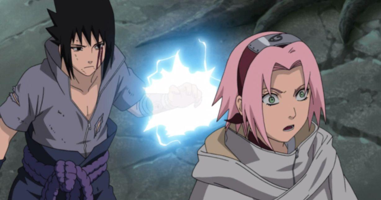 Sasuke casi mata a Sakura