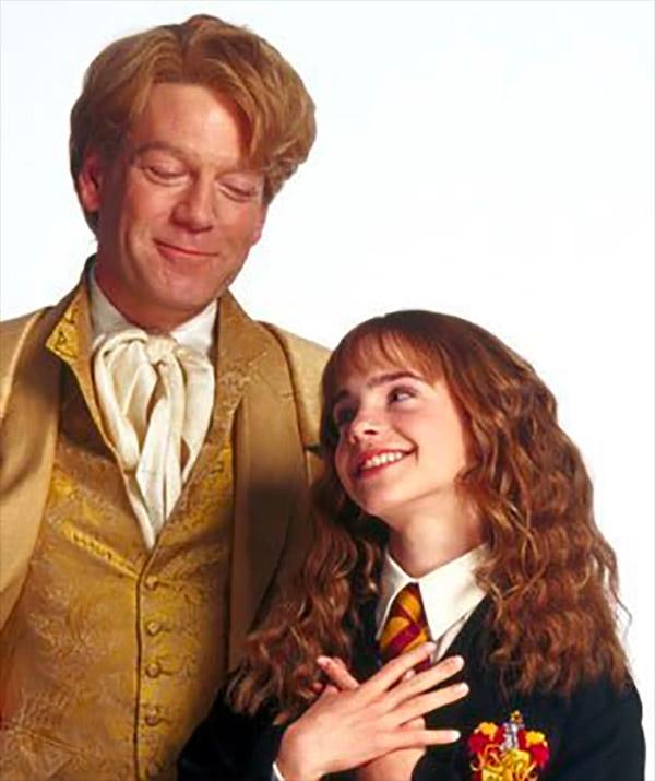 Lockhart con Hermione