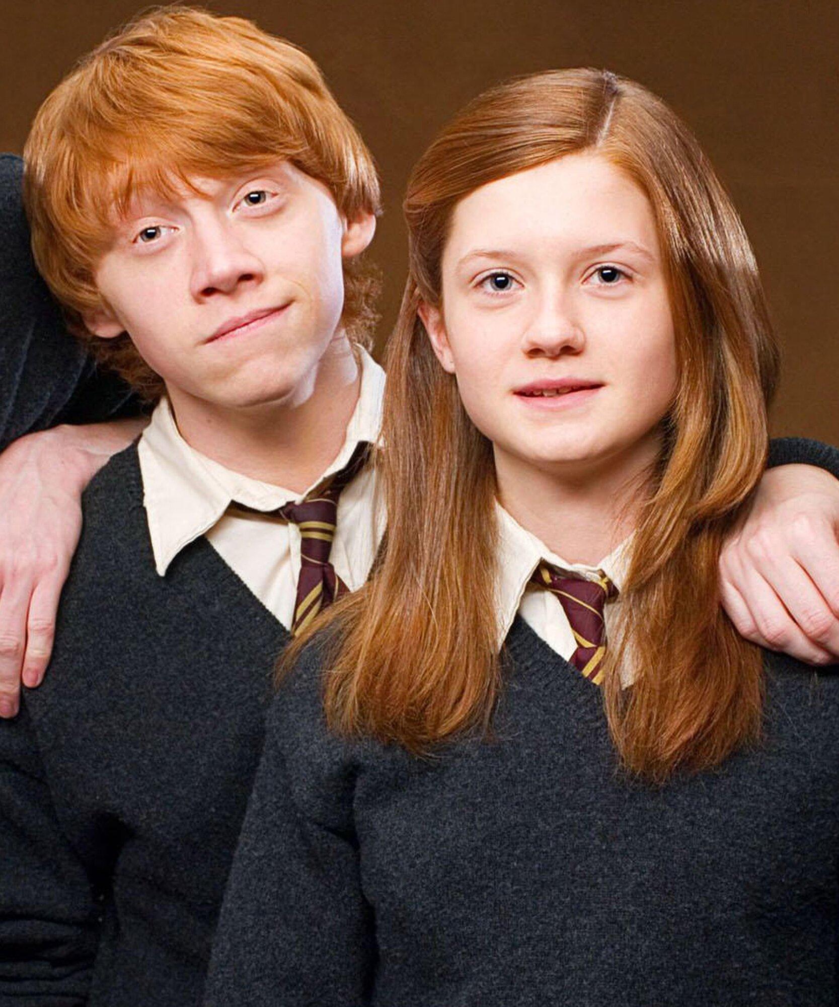 Ginny y Ron Weasley