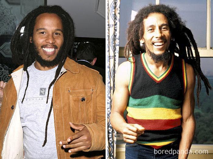 Ziggy Marley y Bob Marley