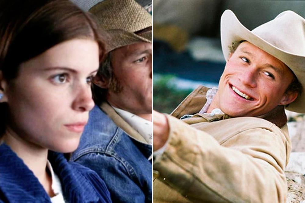 . Kate Mara (21) y Heath Ledger (25) - Secreto en la montaña