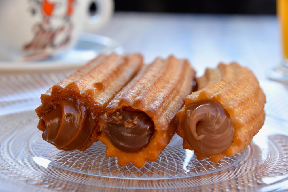 Ufff Recetas Churros Rellenos De Manjar Nutella Y Crema De Fresa My Xxx Hot Girl