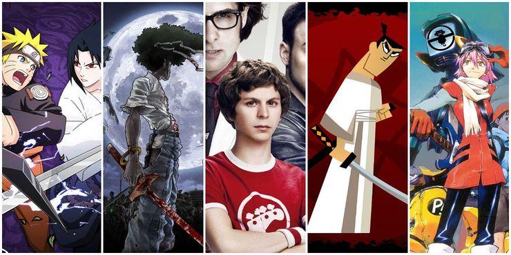 'Scott Pilgrim Vs. The World' - 'Naruto', 'Afro Samurai', 'Samurai Jack' y 'Fool Cooly