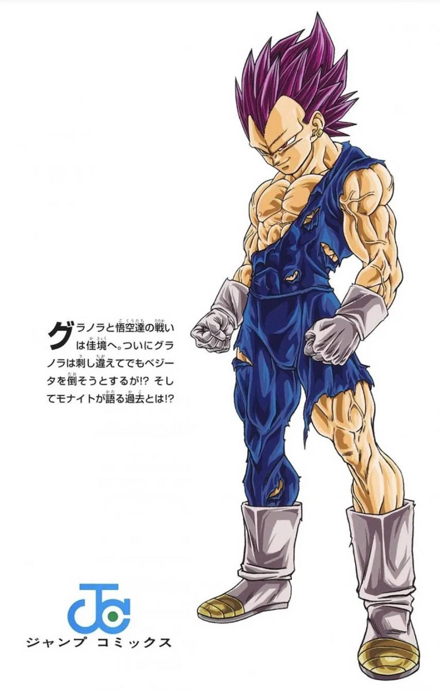 Así se vería Vegeta en modo Ultra Ego en versión oficial del mismísimo Toyotaro